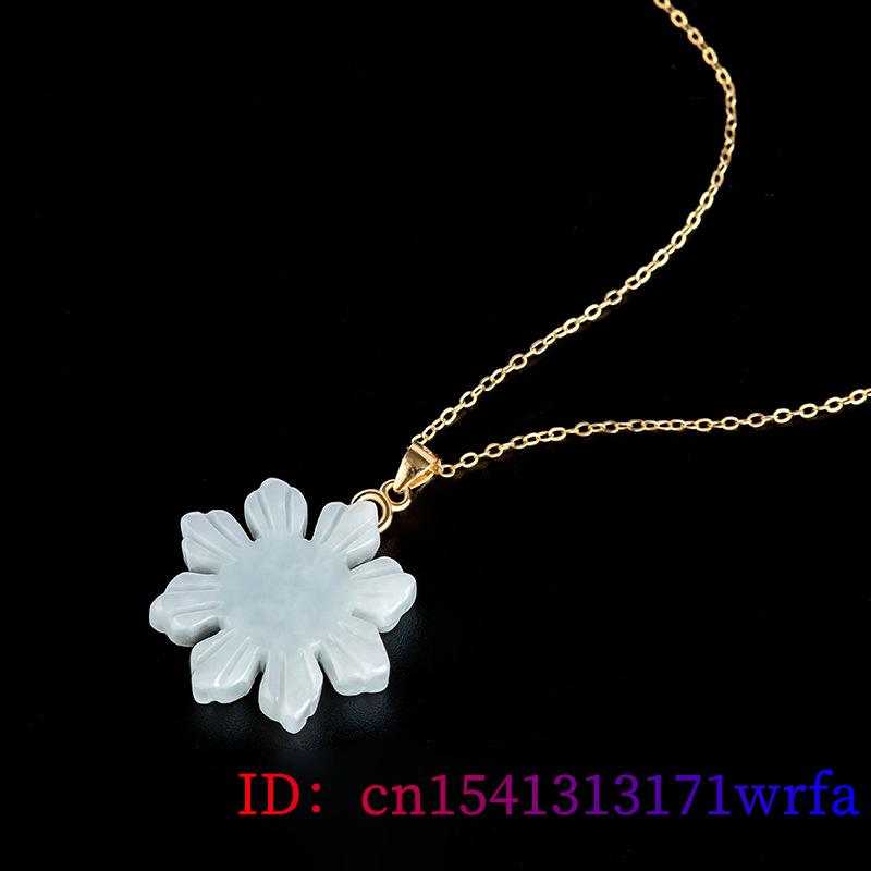 Myanmar Jade Sonnenblume Anhän – Necklaces Bewertung und Preis