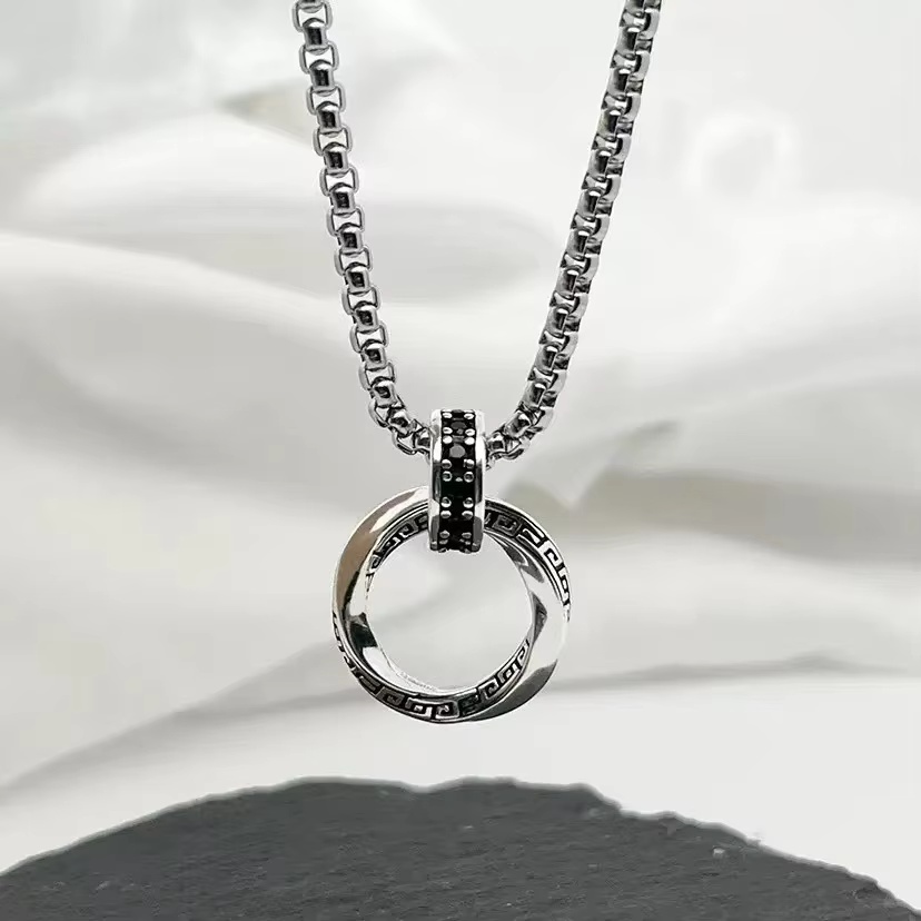Neue 925 Sterling Silber Halsk – 925 Sterling Silver Chain Necklace Men Bewertung und Preis