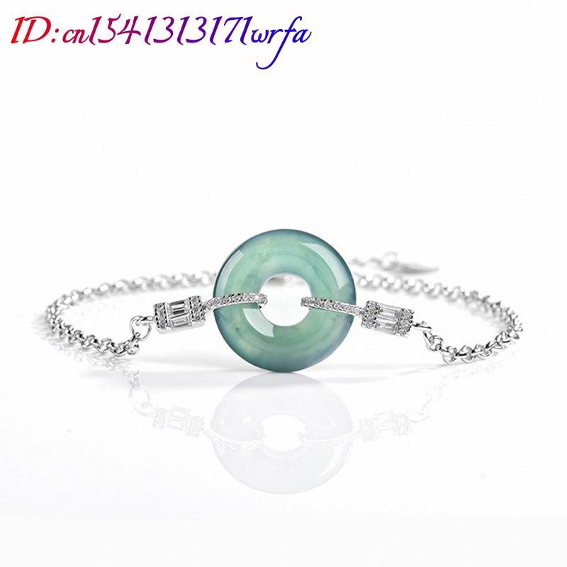 Blaues Myanmar-Jadeit-Ring-Arm – Bracelets Bewertung und Preis